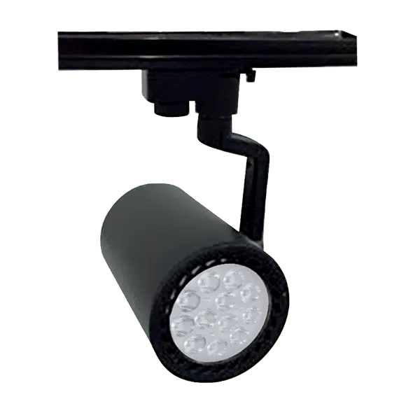 SKY TL808 LED ΣΠΟΤ ΡΑΓΑΣ 15W 6400K 4-ΓΡΑΜΜΩΝ ΜΑΥΡΟ