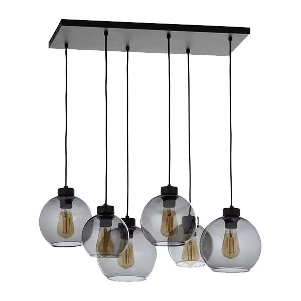 ALTHEA ΚΡΕΜΑΣΤΟ ΦΩΤΙΣΤΙΚΟ 6XE27 ΜΑΥΡΟ