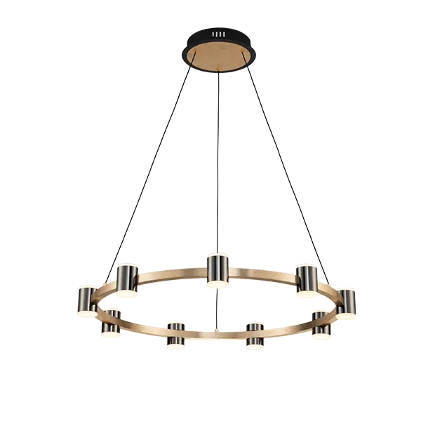 AXEL LED ΠΟΛΥΦΩΤΟ 72W 3000K ΜΑΥΡΟ/ΧΡΥΣΟ