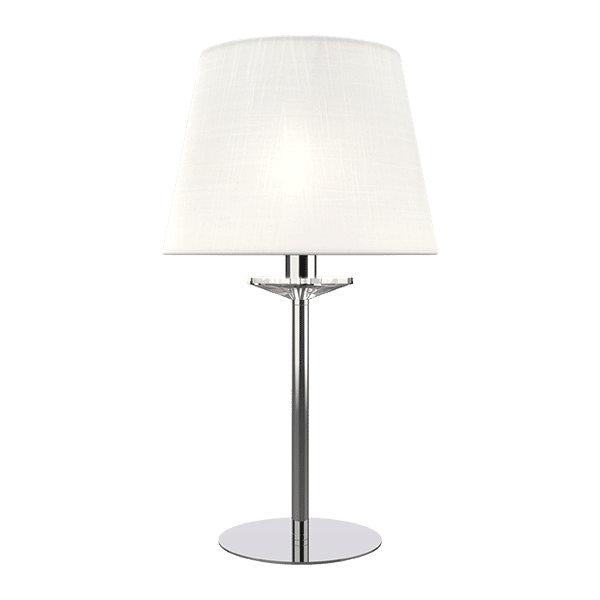 BARBARA ΕΠΙΤΡΑΠΕΖΙΟ ΦΩΤΙΣΤΙΚΟ 1ХЕ14 ΛΕΥΚΟ/ΧΡΩΜΙΟ