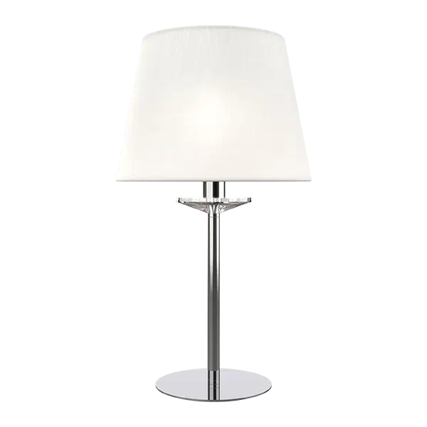 BARBARA ΕΠΙΤΡΑΠΕΖΙΟ ΦΩΤΙΣΤΙΚΟ 1ХЕ14 ΛΕΥΚΟ/ΧΡΩΜΙΟ