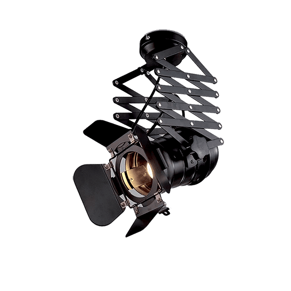 CINEMA ΠΛΑΦΟΝΙΕΡΑ 1XE27 ΜΑΥΡΟ 310X150mm