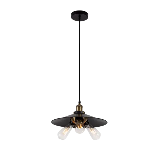 DAMON ΚΡΕΜΑΣΤΟ ΦΩΤΙΣΤΙΚΟ 3XE27 ΜΑΥΡΟ D360mm