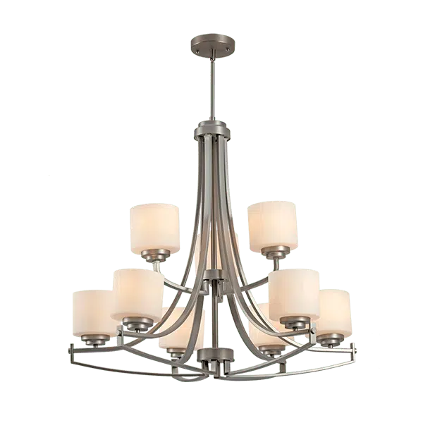 ERIN LUX ΠΟΛΥΦΩΤΟ 9XE27 ΝΙΚΕΛ ΜΑΤ