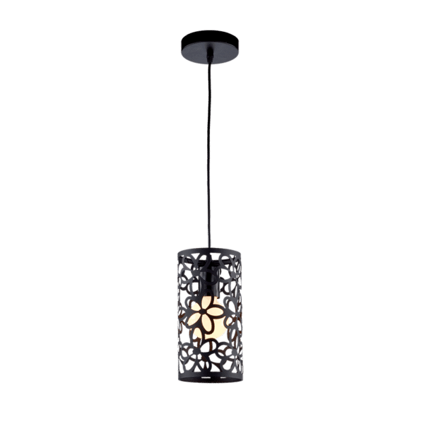 JANIS-1A ΚΡΕΜΑΣΤΟ ΦΩΤΙΣΤΙΚΟ 1XE27 ΜΑΥΡΟ D130mm