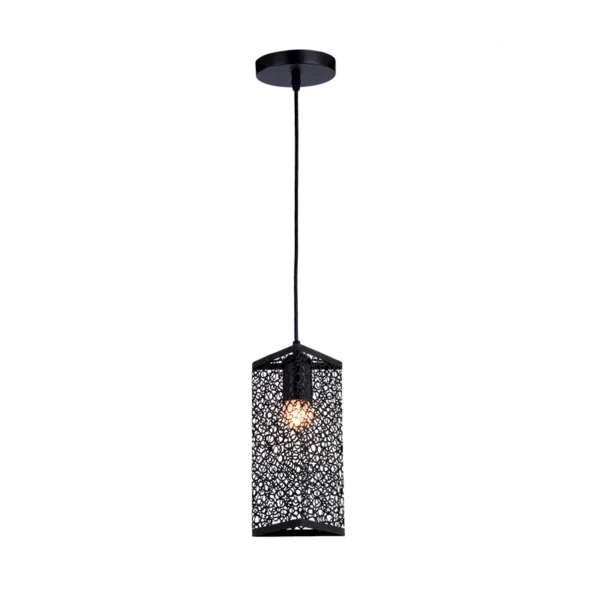 JANIS-1C ΚΡΕΜΑΣΤΟ ΦΩΤΙΣΤΙΚΟ 1XE27 ΜΑΥΡΟ L130