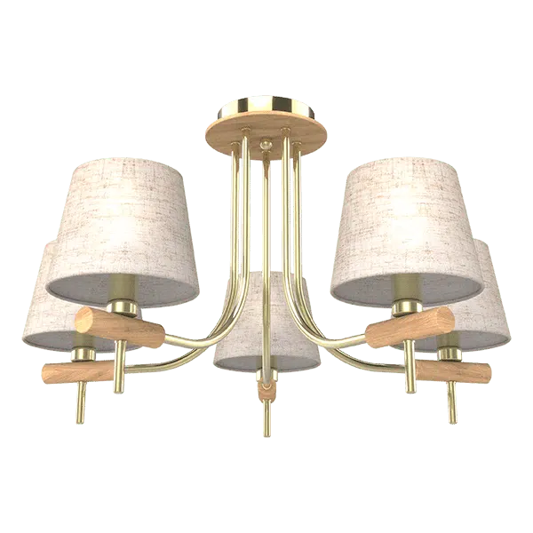 JONAS ΠΟΛΥΦΩΤΟ 5XE14 ΜΠΕΖ/ΧΡΥΣΟ