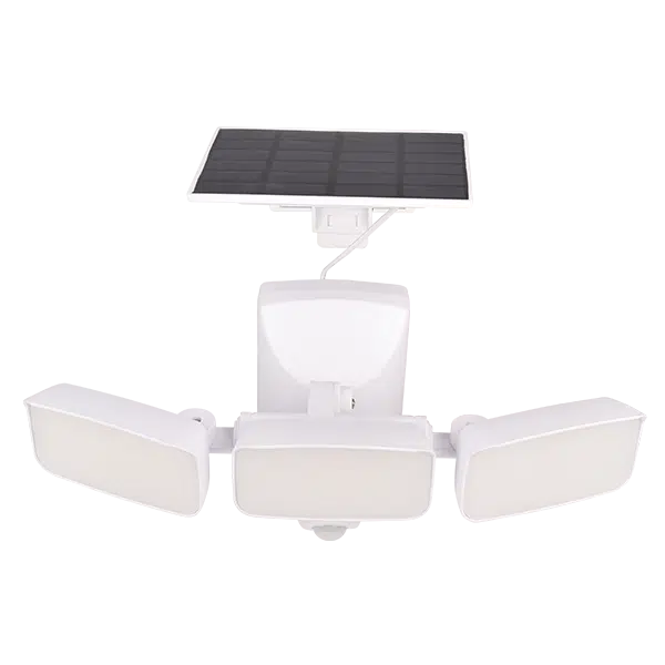 TRIPLE SOLAR FLOODLIGHT 15W IP54 WITH SENSOR