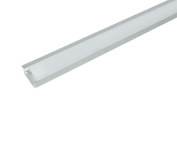 ELM718/2-2000 ΠΡΟΦΙΛ ΑΛΟΥΜΙΝΙΟΥ ΓΙΑ LED ΤΑΙΝΙΑ ΜΕ ΜΑΤ ΑΝΑΚΛΑΣΤΗΡΑ 2M