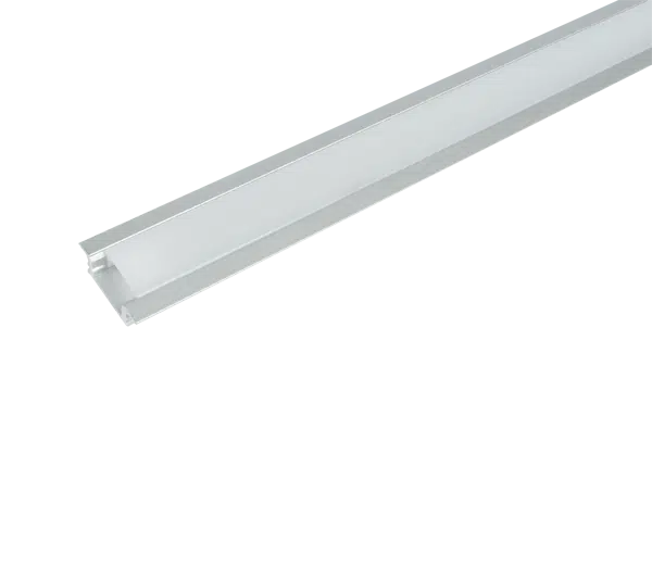 ELM718/2-2000 ΠΡΟΦΙΛ ΑΛΟΥΜΙΝΙΟΥ ΓΙΑ LED ΤΑΙΝΙΑ ΜΕ ΜΑΤ ΑΝΑΚΛΑΣΤΗΡΑ 2M