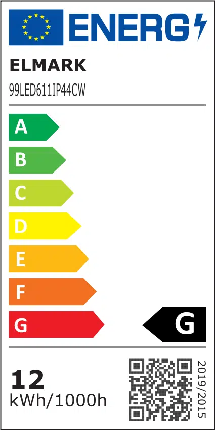 LED ΠΑΝΕΛ ΣΤΡΌΓΓΥΛΟ 12W 6500K IP44 - Image 2