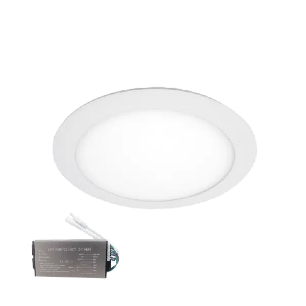 LED ΠΑΝΕΛ ΣΤΡΌΓΓΥΛΟ 16W 4000K IP65+ΚΙΤ ΑΣΦΑΛΕΙΑΣ