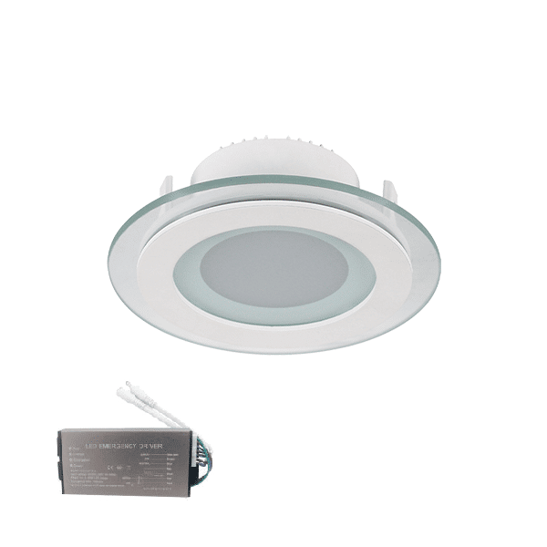 LED ΠΑΝΕΛ ΣΤΡΟΓΓΥΛΟ ΜΕ ΓΥΑΛΙ 18W 4000K+ ΚΙΤ ΑΣΦΑΛΕΙΑΣ