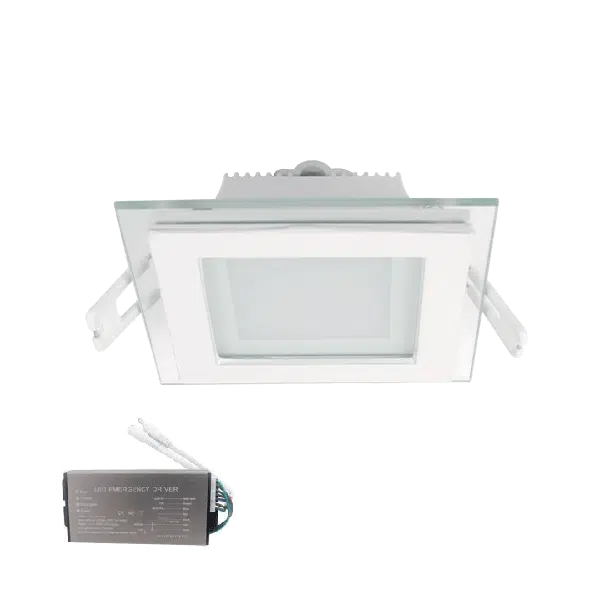 LED ΠΑΝΕΛ ΤΕΤΡΑΓΩΝΟ ΜΕ ΓΥΑΛΙ 18W 4000K+ ΚΙΤ ΑΣΦΑΛΕΙΑΣ