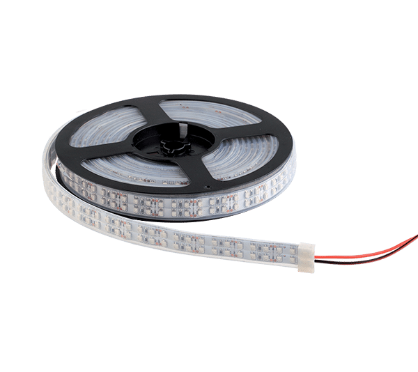 LED ΤΑΙΝΙΑ LED1200 3528 12V/DC IP65 2X120 τεμ./m. ΛΕΥΚΟ ΘΕΡΜΟ
