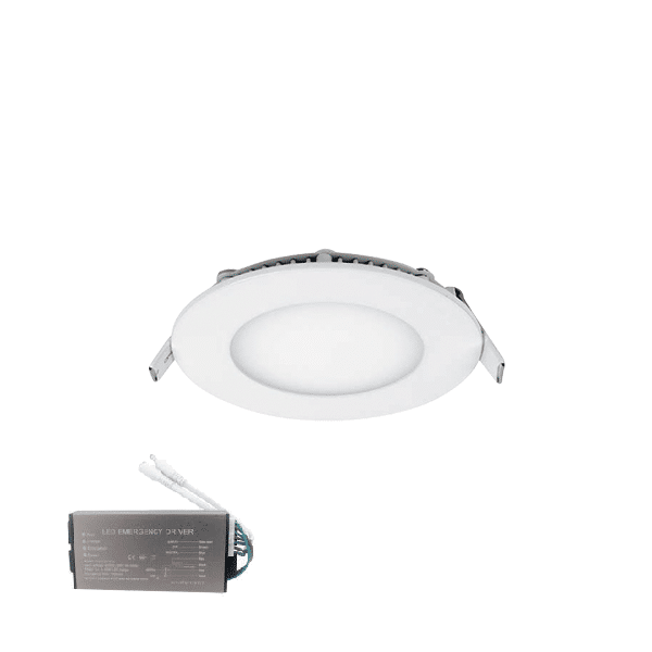 STELLAR LED ΠΑΝΕΛ ΣΤΡΟΓΓΥΛΟ ΧΩΝΕΥΤΟ 6W 6500K+ ΚΙΤ ΑΣΦΑΛΕΙΑΣ