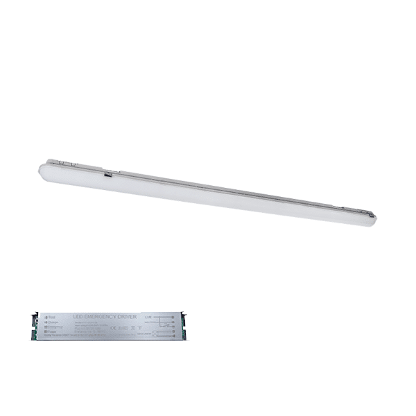 BELLA LED FIXTURE 55W 6400K IP65+ EM 120lm/W