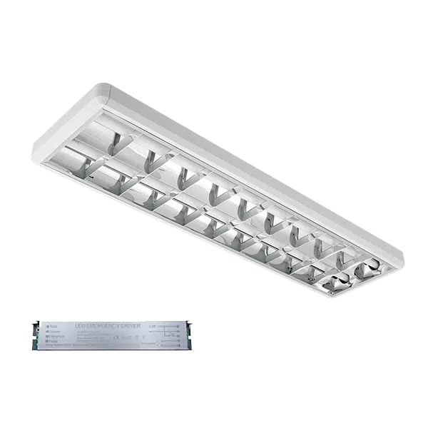 LENA-V ΜΕ LED (1200MM) 2X18W 6400K ΕΞΩΤΕΡΙΚΟ 1230X330mm ΜΕ ΜΠΛΟΚ