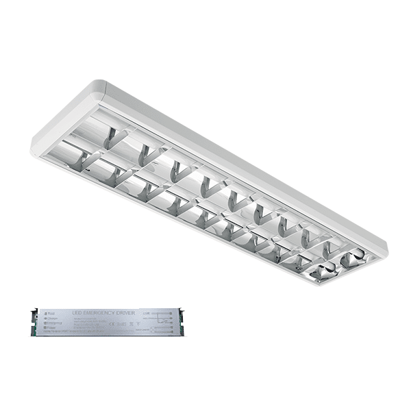 LENA-V ΜΕ LED (1200MM) 2X18W 4000K ΕΞΩΤΕΡΙΚΟ 1230X330mm ΜΕ ΜΠΛΟΚ