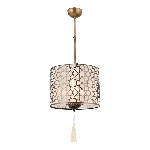 ERBA ΚΡΕΜΑΣΤΟ ΦΩΤΙΣΤΙΚΟ 1XE27 ΧΡΥΣΟ ΑΝΤΙΚΕ