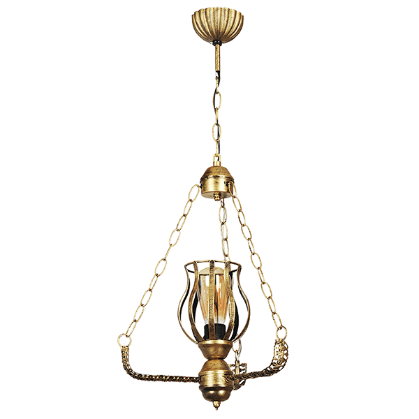 RUGER ΚΡΕΜΑΣΤΟ ΦΩΤΙΣΤΙΚΟ 1XE27 ΧΡΥΣΟ ΑΝΤΙΚΕ