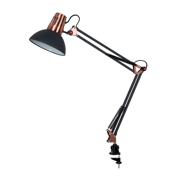 LUKE ΕΠΙΤΡΑΠΕΖΙΟ ΦΩΤΙΣΤΙΚΟ 1XE27 ΜΑΥΡΟ H700mm