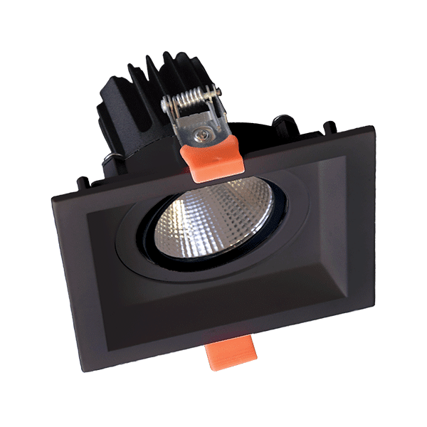 ΤΕΤΡΑΓΩΝΟ ΚΙΝΟΥΜΕΝΟ LED ΣΠΟΤ  30W 230V 4000K ΜΑΥΡΟ