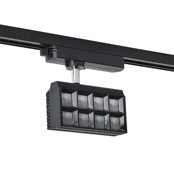 PFLD ΣΠΟΤ ΡΑΓΑΣ 2-ΓΡΑΜΜΩΝ 20W 30° 3000K ΜΑΥΡΟ