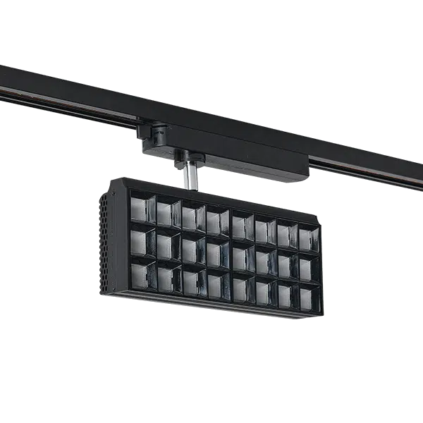 PFLD ΣΠΟΤ ΡΑΓΑΣ 2-ΓΡΑΜΜΩΝ 60W 30° 4000K ΜΑΥΡΟ