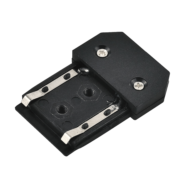 EL-EC 1 COLOUR SERIES END CAP FOR RAIL BLACK