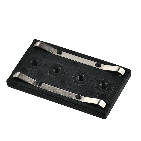 EL-IC 1 COLOUR SERIES I-CONNECTOR FOR RAIL BLACK