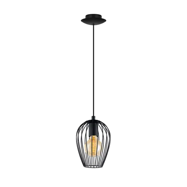 ADRIA ΚΡΕΜΑΣΤΟ ΦΩΤΙΣΤΙΚΟ 1XE27 ΜΑΥΡΟ