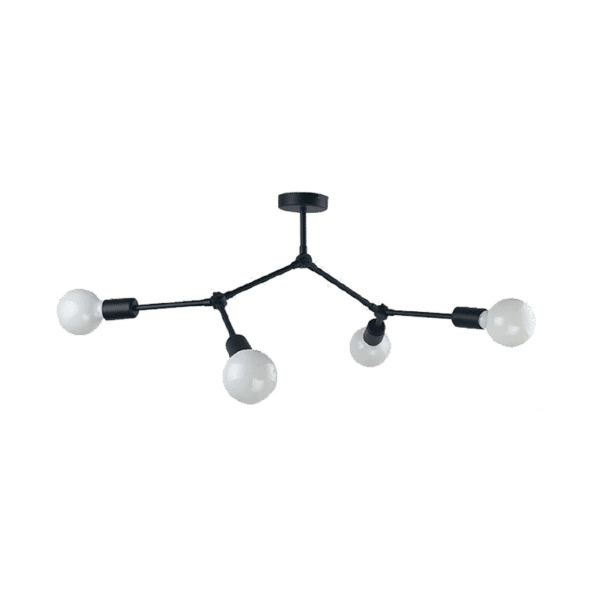 ARTE ΠΟΛΥΦΩΤΟ 4XE27 ΜΑΥΡΟ