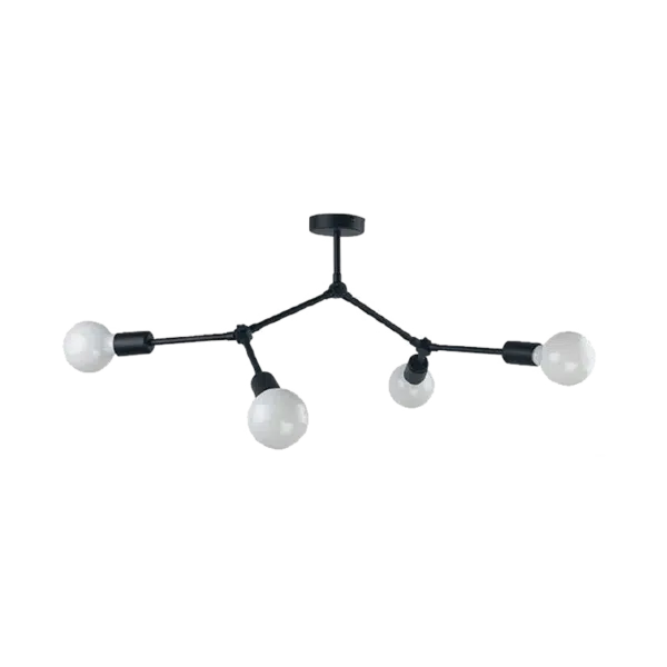 ARTE ΠΟΛΥΦΩΤΟ 4XE27 ΜΑΥΡΟ