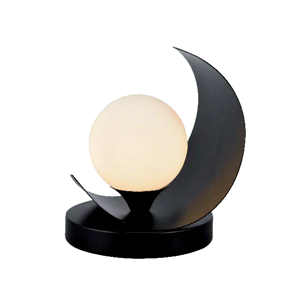 BRENDA ΕΠΙΤΡΑΠΕΖΙΟ ΦΩΤΙΣΤΙΚΟ 1XG9 ΜΑΥΡΟ