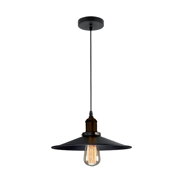 DAMON ΚΡΕΜΑΣΤΟ ΦΩΤΙΣΤΙΚΟ 1XE27 ΜΑΥΡΟ