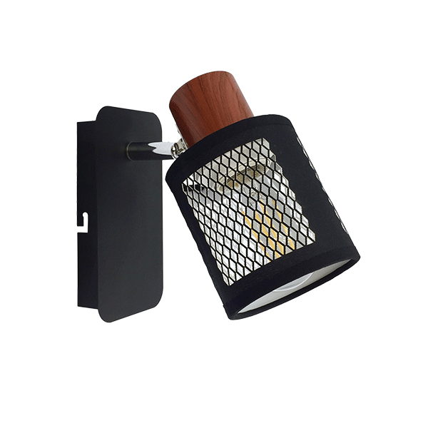 DELIA ΣΠΟΤ 1XE27 ΜΑΥΡΟ