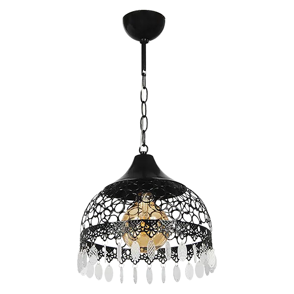 EBRULI ΚΡΕΜΑΣΤΟ ΦΩΤΙΣΤΙΚΟ 1XE27 ΜΑΥΡΟ