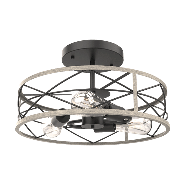 EMMA ΠΛΑΦΟΝΙΕΡΑ 3XE27 ΜΑΥΡΟ MAT/ΛΕΥΚΟ