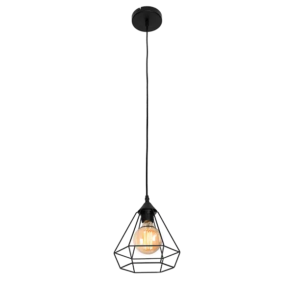 HEIDI ΚΡΕΜΑΣΤΟ ΦΩΤΙΣΤΙΚΟ 1xE27 ΜΑΥΡΟ