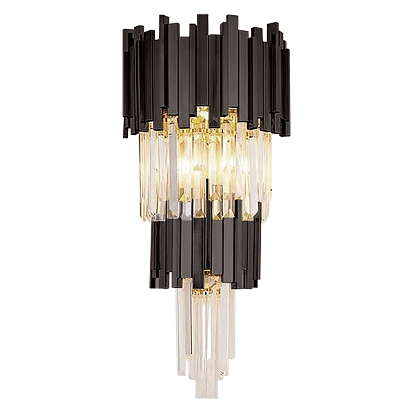 PERCY ΑΠΛΙΚΑ 3XE14 ΜΑΥΡΟ/ΚΡΥΣΤΑΛΛΑ