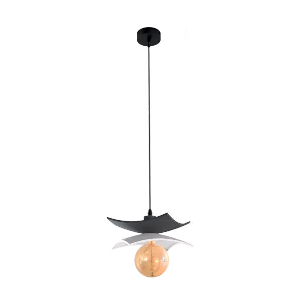 ROBBY ΚΡΕΜΑΣΤΟ ΦΩΤΙΣΤΙΚΟ 1ХЕ27 ΜΑΥΡΟ/ΛΕΥΚΟ