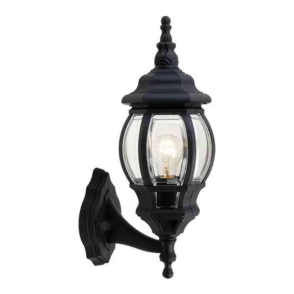 JAMES ΦΑΝΑΡΙ ΠΡΟΣ ΤΑ ΠΑΝΩ 1XE27 ΜΑΥΡΟ IP44