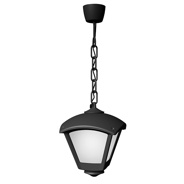 DARIO 250 GARDEN HANGING LAMP 1XE27 IP55 BLACK