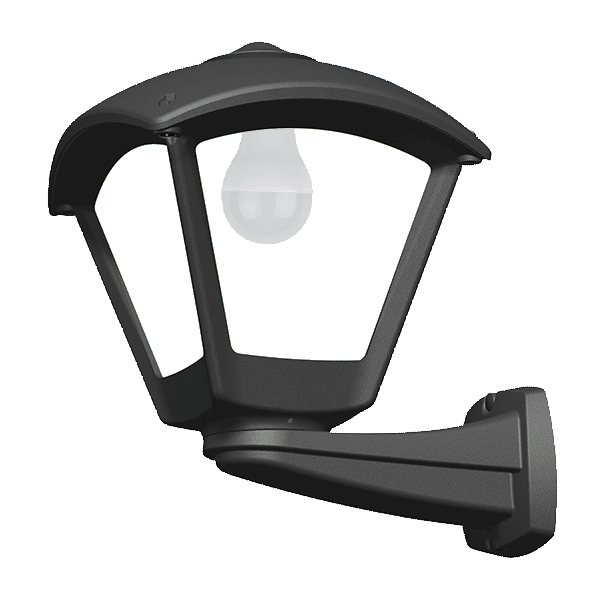 DARIO 250 GARDEN WALL LAMP 1XE27 IP55 BLACK