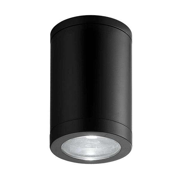 DL305 ΣΤΡΟΓΓΥΛΟ ΣΠΟΤ 1XE27 IP54 ΜΑΥΡΟ