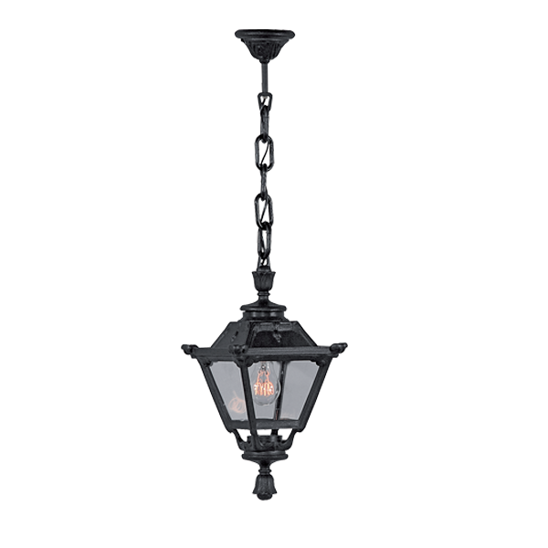 GOLIA ΦΑΝΑΡΙ ΚΡΕΜΑΣΤΟ 1XE27 IP55 ΜΑΥΡΟ