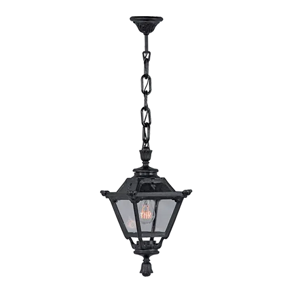 GOLIA ΦΑΝΑΡΙ ΚΡΕΜΑΣΤΟ 1XE27 IP55 ΜΑΥΡΟ