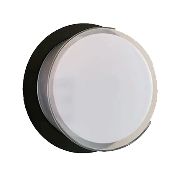 GRF342 LED ΑΠΛΙΚΑ 12W 4000K IP44 ΜΑΥΡΗ
