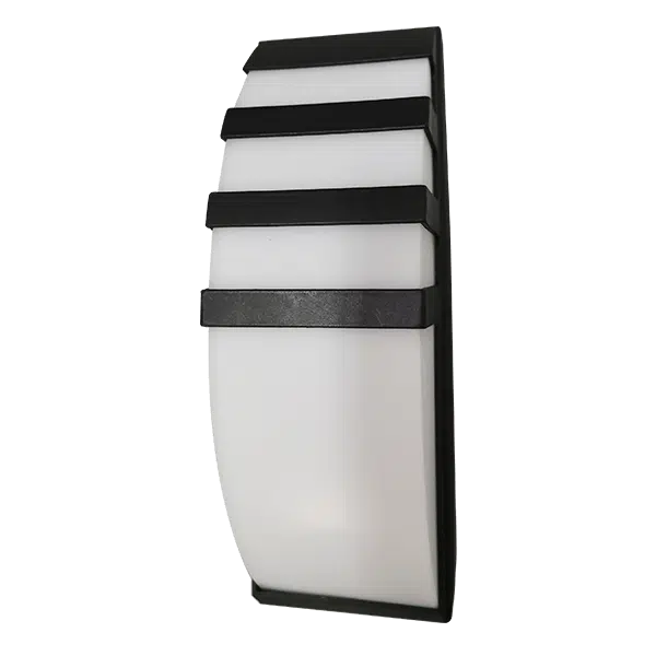 GRF343 ΑΠΛΙΚΑ 1XE27 IP44 ΜΑΥΡΗ